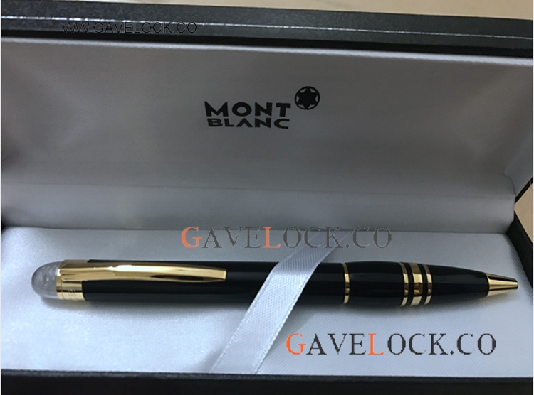 AAA Montblanc Starwalker Replica Midnight Gold Clip Ballpoint Pen AAA Montblanc Starwalker Replica Midnight Gold Clip Ballpoint Pen